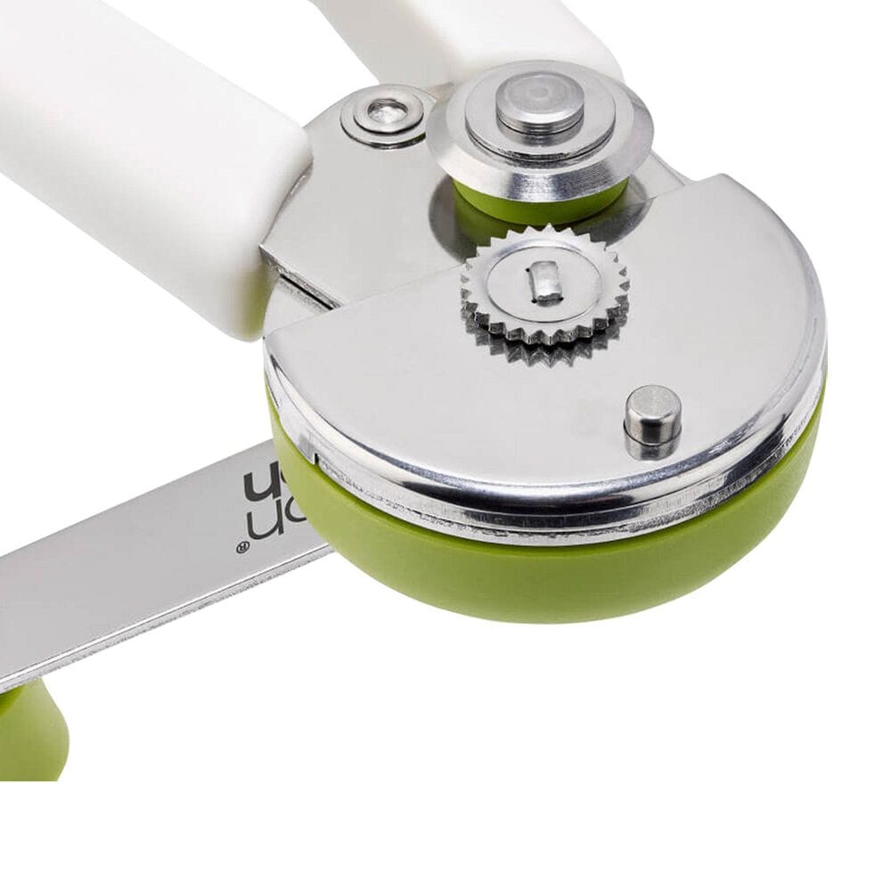 Joseph Joseph GoRound Easy-Open Can Opener in Green and White, , large
