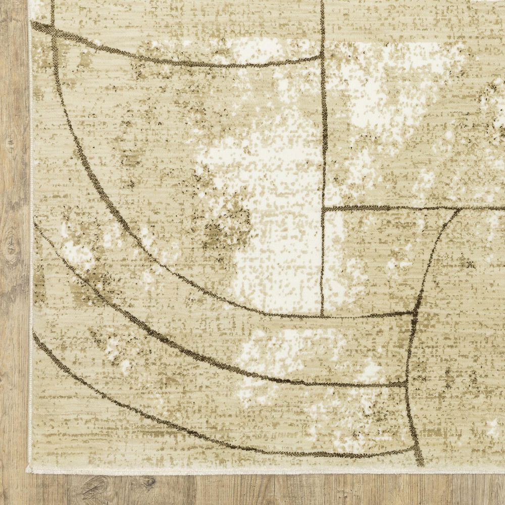 Oriental Weavers Reed 3&#39;3&quot; x 5&#39; Beige and Brown Area Rug, , large