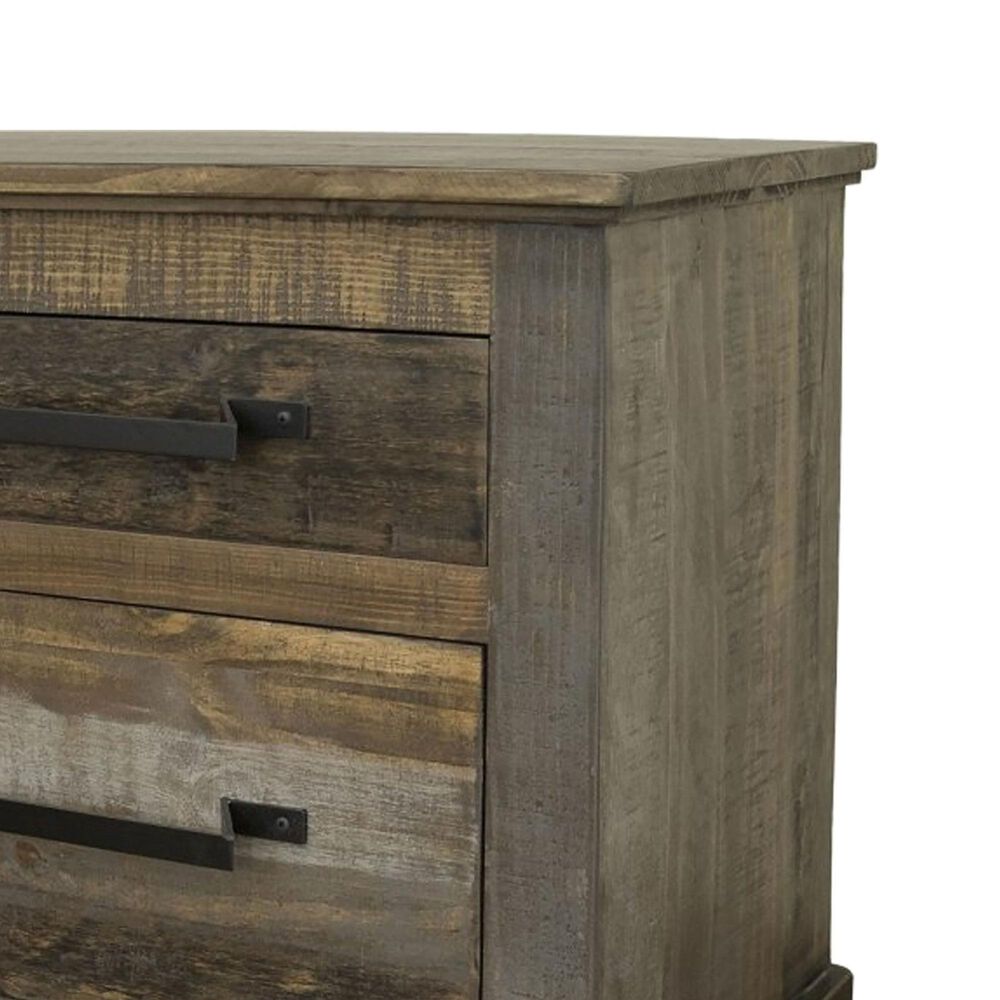 Fallridge Loft Brown Nightstand in Gray and Brown, , large