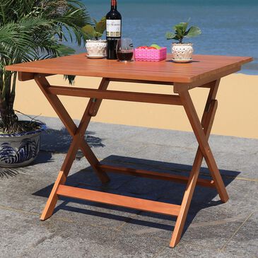 Safavieh Kresler Folding Table in Natural, , large