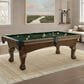 Imperial Hayden 8" Pool Table with Ball and Claw Leg in Russet, , large
