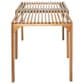 Zuo Modern Riviera Extendable Dining Table in Natural - Table Only, , large