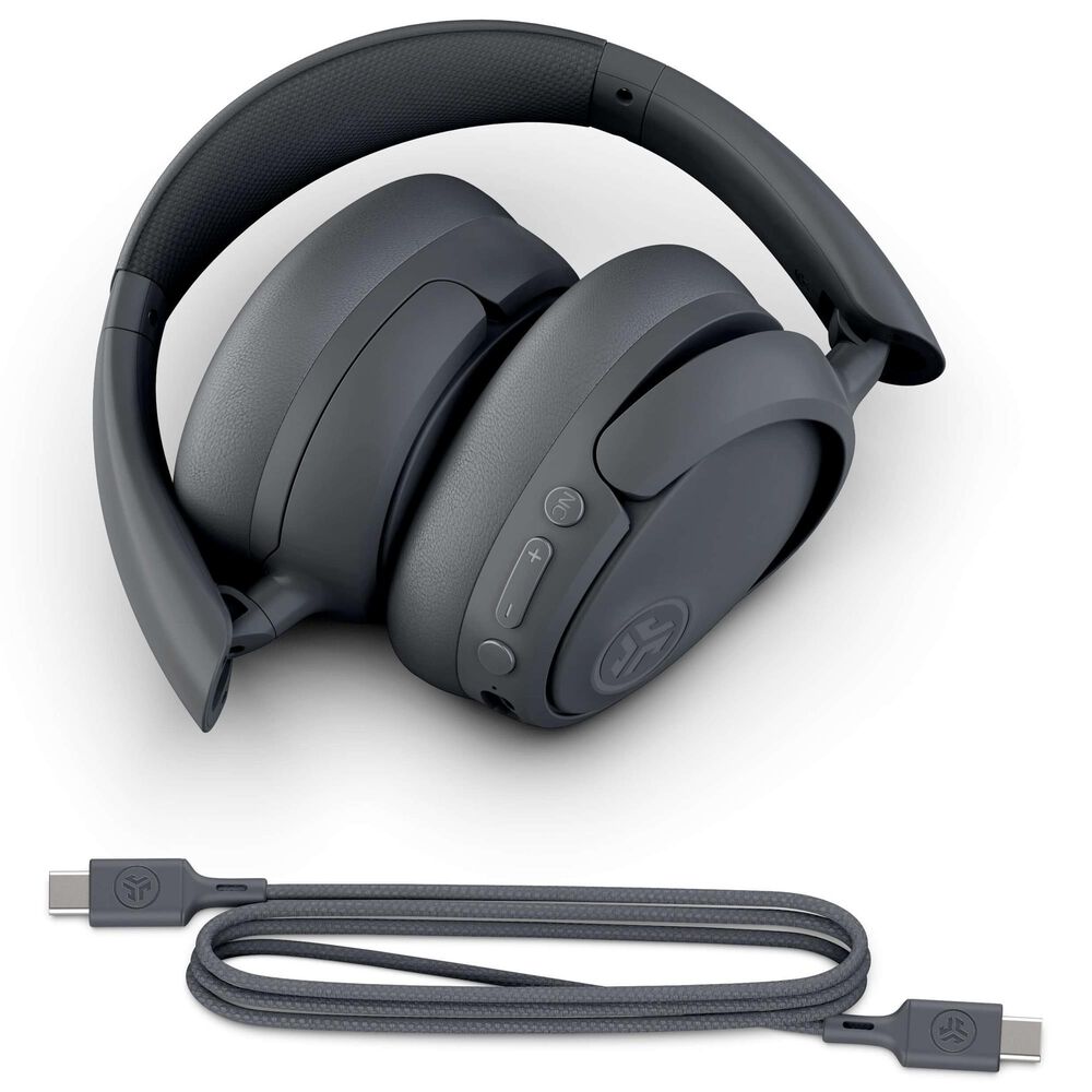 JLab Over-the-Ear Wireless Headphone in Graphite, , large