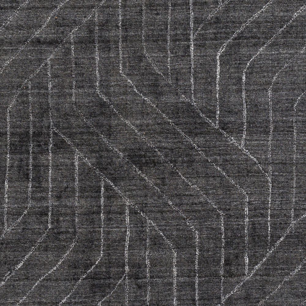 Surya Hightower 2&#39; x 3&#39; Charcoal, Black and White Area Rug, , large