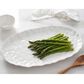 Pampa Bay Willow Large Oval Platter in White, , large