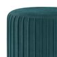 Monarch Specialties Ottoman with Gold Metal Base in Turquoise, , large