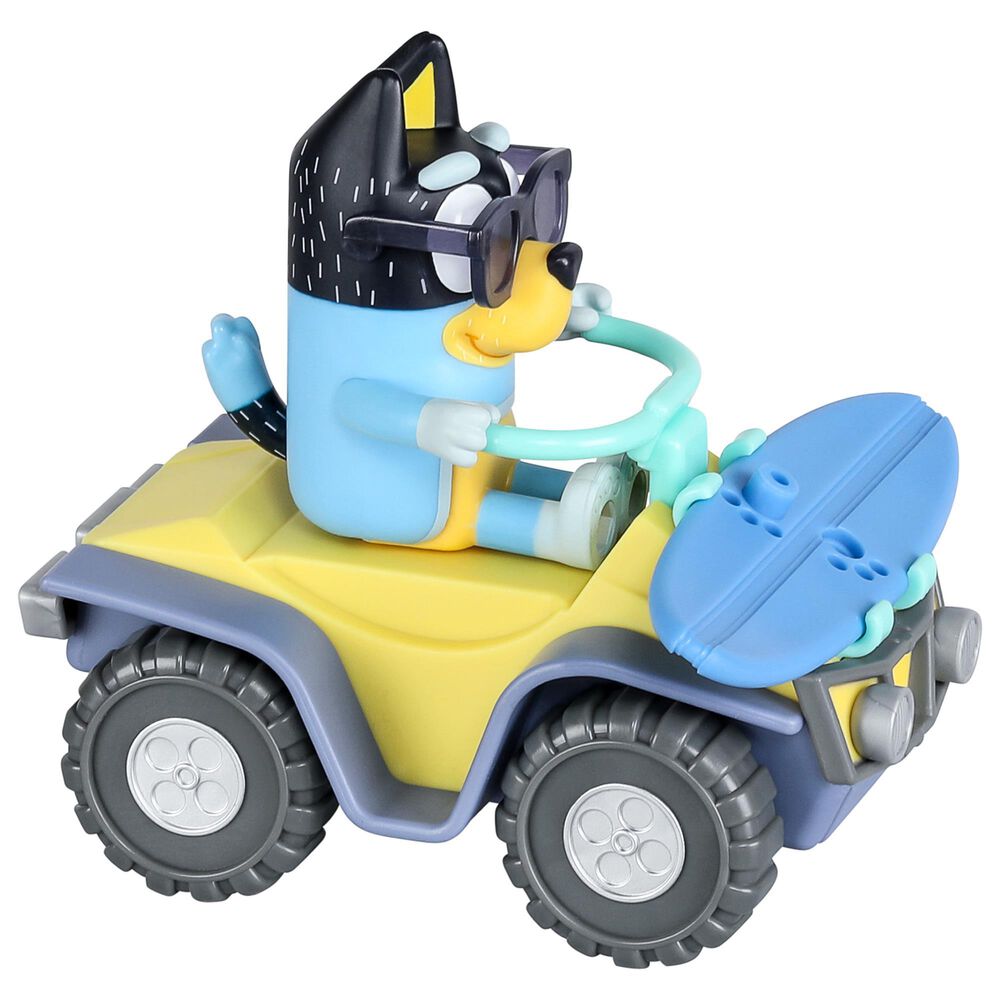 Bluey Beach Quad with Bandit Action Figures, , large