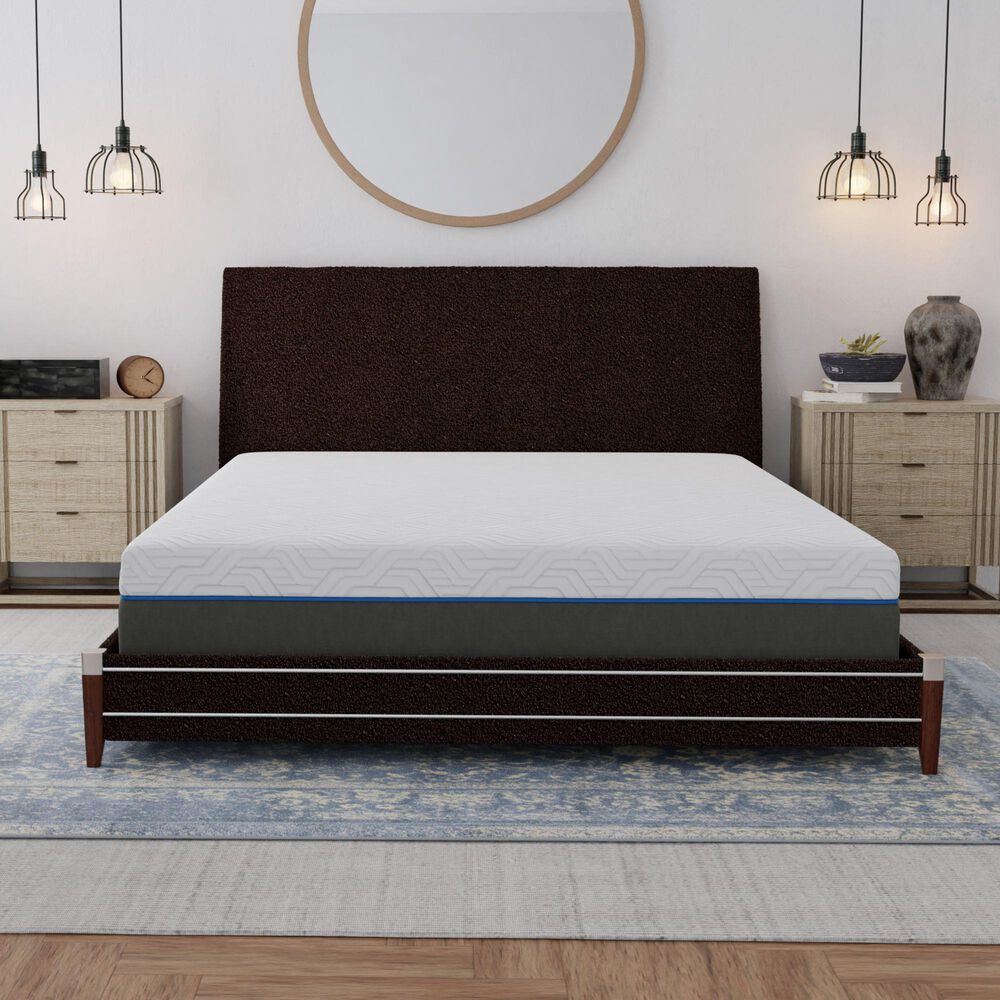 Hearth and Haven Southbay Lavender Firm Gel Memory Foam Twin XL Mattress with Edge Support and Air Grid, , large