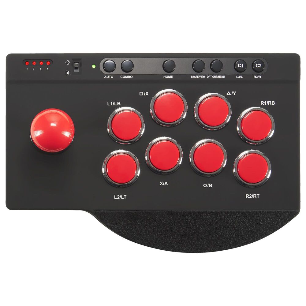 SUBSONIC Arcade Stick in Black and Red, , large
