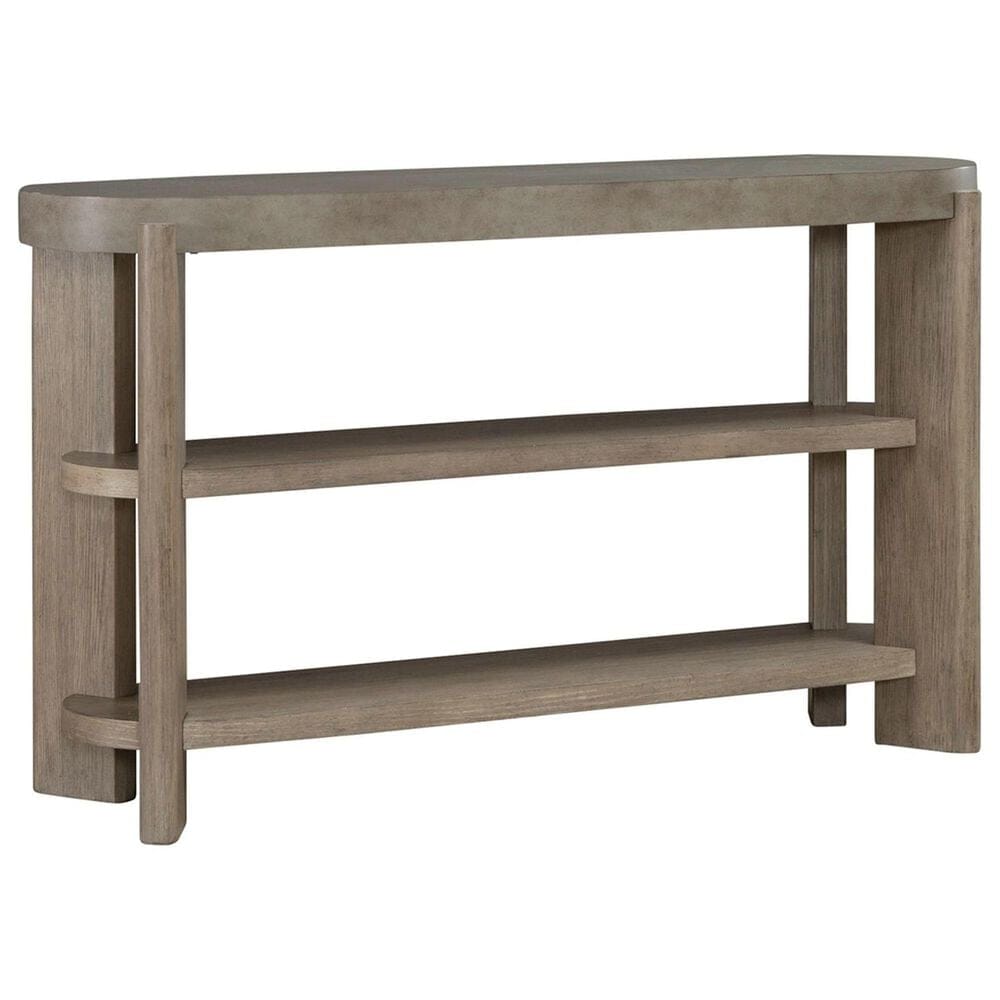 Belle Furnishings Affinity Sofa Table in Dusty Taupe and Concrete, , large