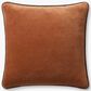 Loloi Liza 18" Square Throw Pillow in Rust, , large