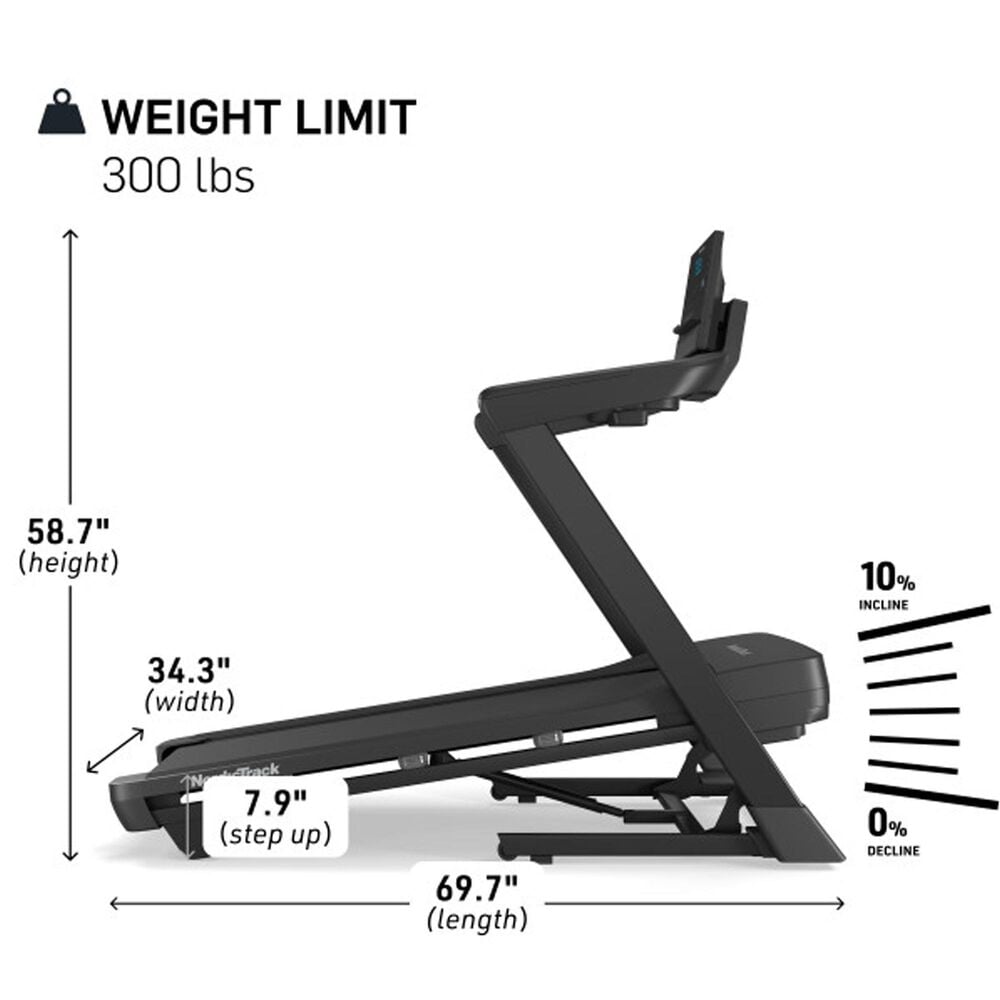NordicTrack T Series 7 Treadmill, , large
