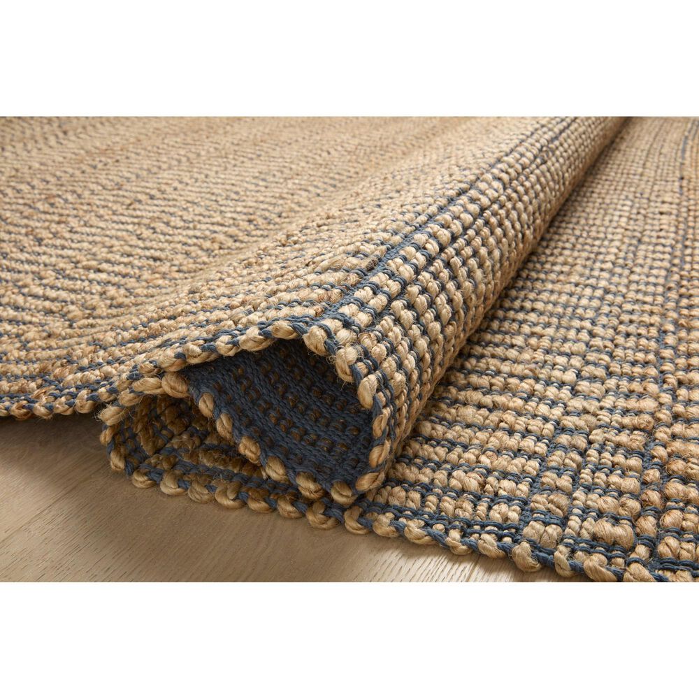 Angela Rose Colton 10&#39; x 14&#39; Natural and Navy Area Rug, , large