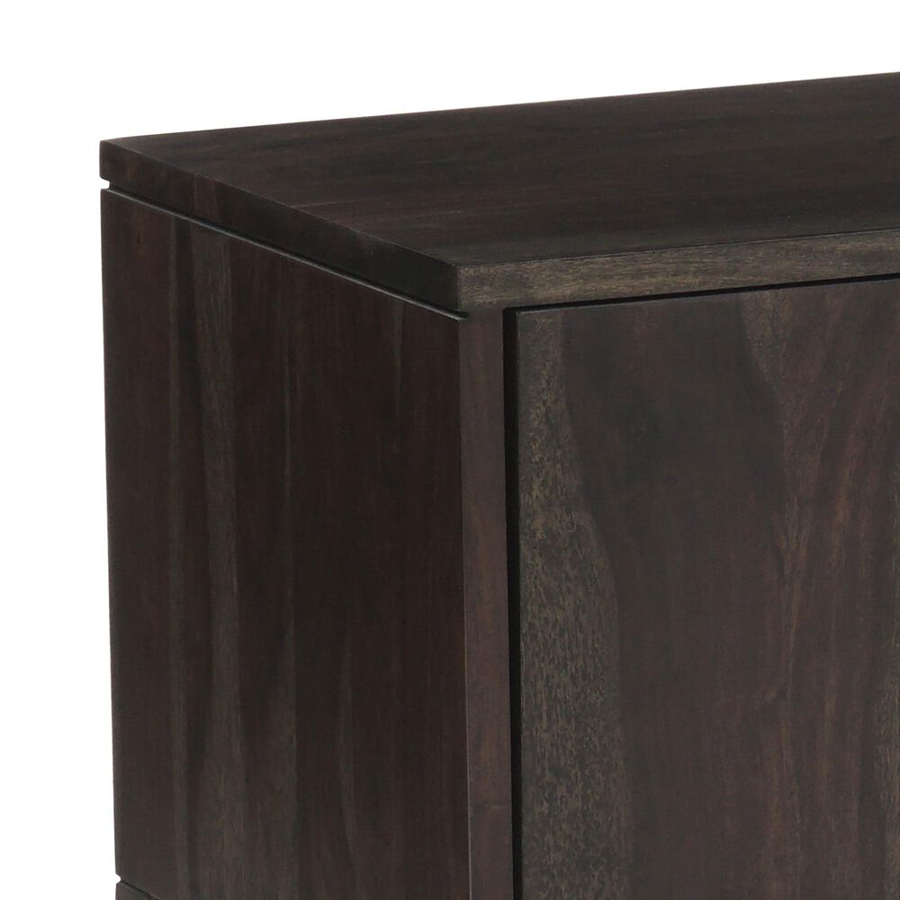 Porter Designs Fall River 72" TV Stand in Black Walnut, , large
