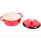 Lodge 4.5 Quart Enameled Dutch Oven in Red, , large