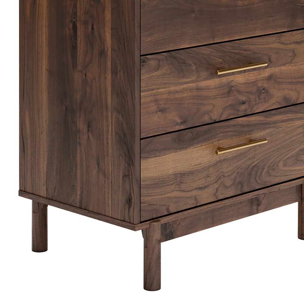 Ashley Calverson 5-Drawer Chest in Mocha, , large