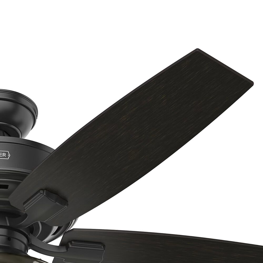 Hunter Bennett 52&quot; Ceiling Fan with Light in Matte Black, , large