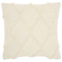 Nourison Life Styles 18x 18 Throw Pillow in Ivory