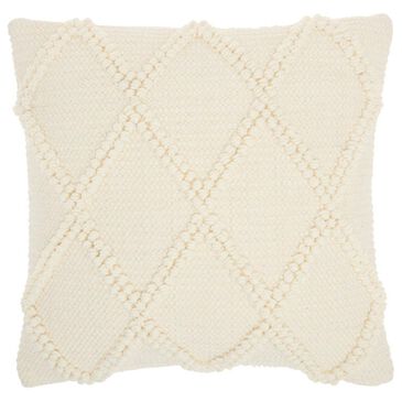 Nourison Life Styles 18" x 18" Throw Pillow in Ivory, , large