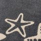 Central Oriental Terrace Tropic Sandy Starfish 6"7" x 9"6" Stone and Snow Area Rug, , large