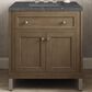 James Martin Vanities Chicago 30" Single Bathroom Vanity in Whitewashed Walnut with 3 cm Parisien Bleu Quartz Top and Rectangular Sink, , large