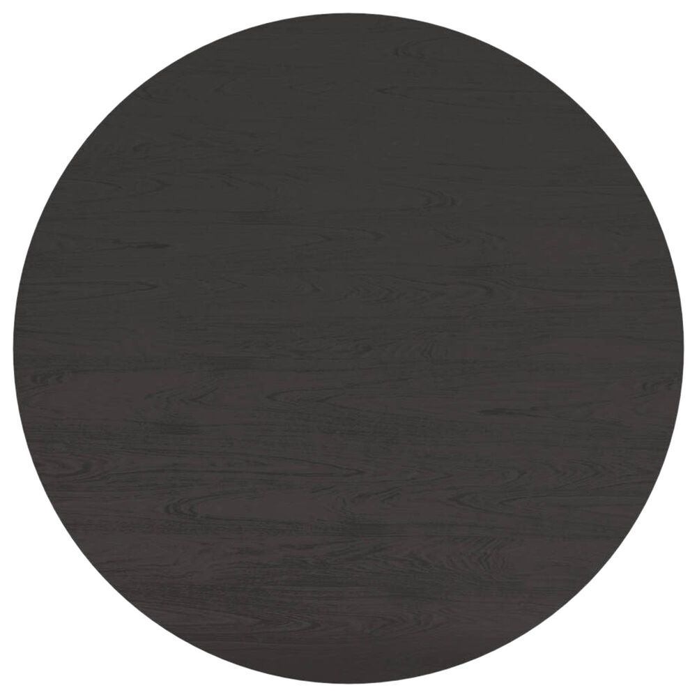 Club Collection By Sunpan Kalla 68" Round Dining Table in Charcoal and Brushed Gold - Table Only, , large