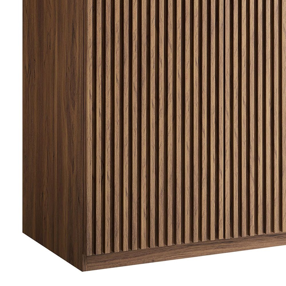 Modway Render 2-Door Wardrobe Closet in Walnut, , large