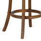 Linon Home Decor Rae Rattan Counter Stool in Rich Walnut, , large