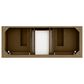 James Martin Vanities Brookfield 60" Double Bathroom Vanity in Honey Oak with 3 cm Charcoal Soapstone Quartz Top and Rectangular Sinks, , large