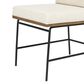 Four Hands Westgate Crete Dining Chair with Savile Flax Cushion in Black, , large