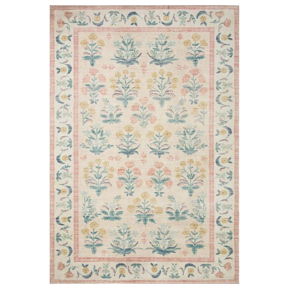 Rifle Paper Co Eden Mughal Rose 2" x 5" Blush Runner, , large