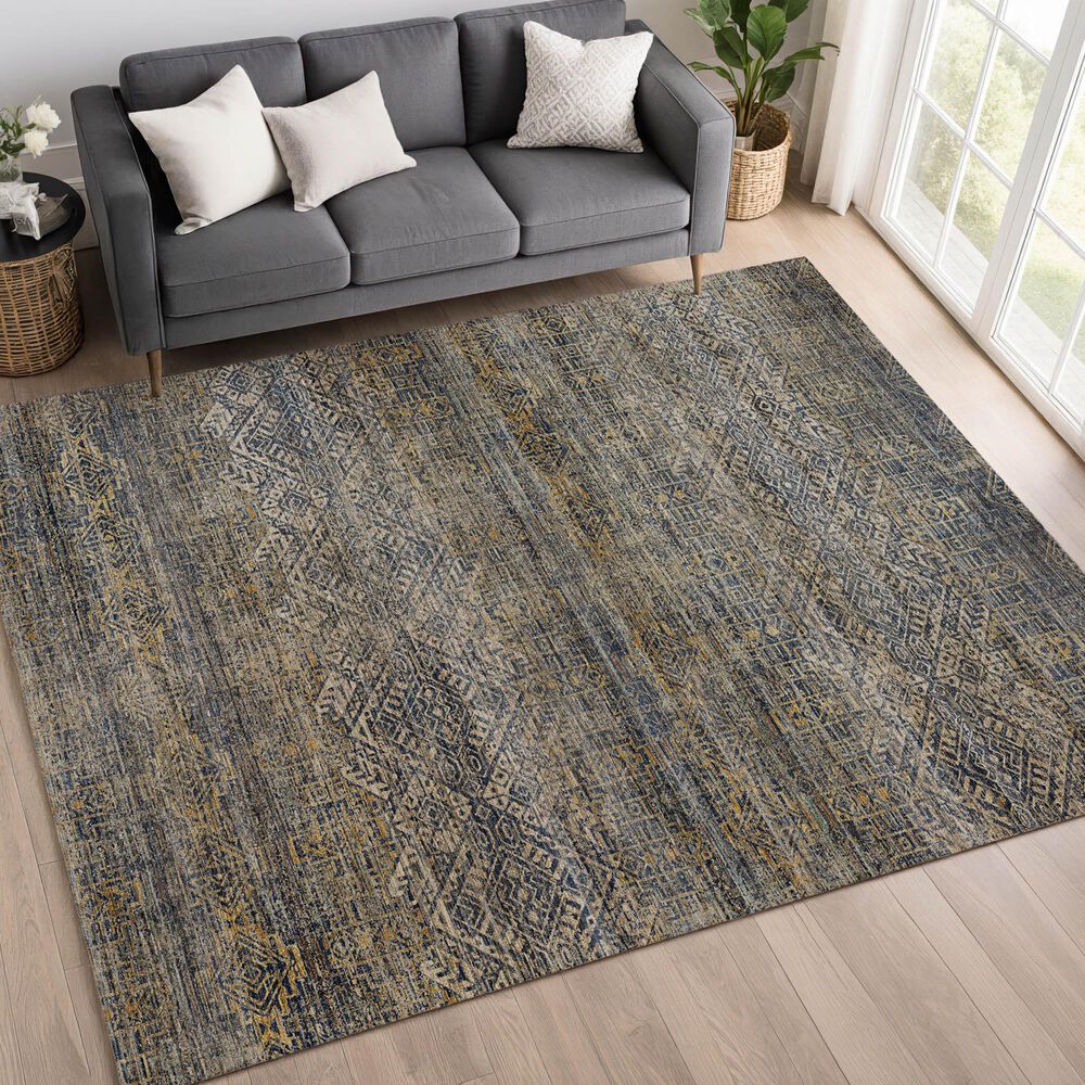 Dalyn Rug Company Vico VC8 Navy 3' x 5' Area Rug, , large
