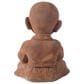 Alfresco Home Praying Buddha Patio Statue in Brown, , large
