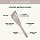 Green Pan Platinum Silicone Fish Turner in Taupe, , large