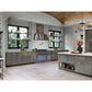 Dal-Tile Gamma Azure Blend 12"" X 12"" TRIANGLE Natural Stone Mosaic Sheet, , large