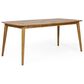 Hearth and Haven Outdoor Rectangular Dining Table in Teak - Table Only, , large