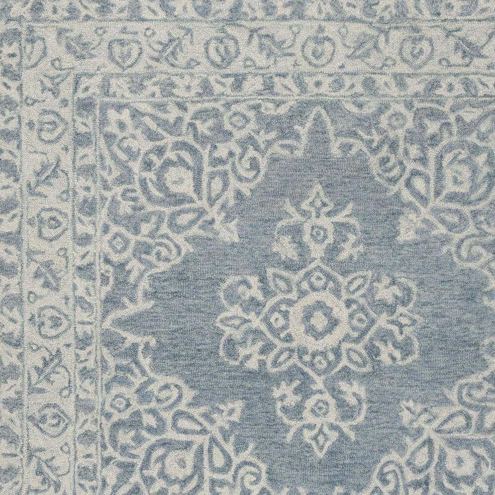 Safavieh Micro-Loop 5&#39; Round Blue and Light Blue Area Rug, , large