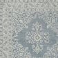 Safavieh Micro-Loop 5" Round Blue and Light Blue Area Rug, , large