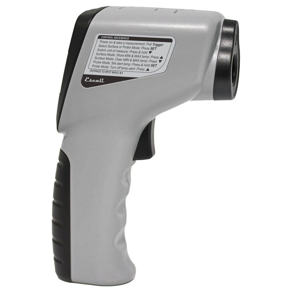 Kitchen Supply Infrared Surface and Probe Thermometer in Grey and Black, , large
