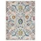 Amer Rugs Montana Transitional 7"10" x 10"10" Ivory and Orange Area Rug, , large