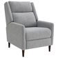 Furniture of America Psyche Push Back Recliner in Gray, , large