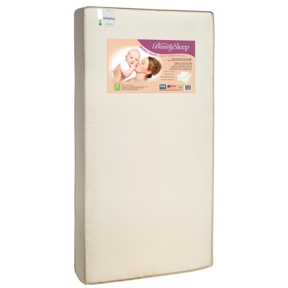 Simmons Kids Sparkle Nights Rectangle Crib Mattress, , large