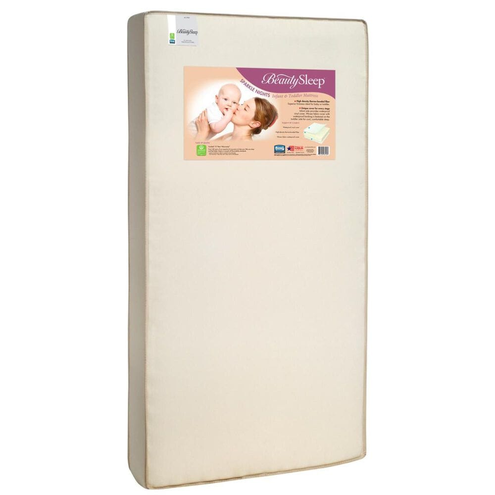 Simmons Kids Sparkle Nights Rectangle Crib Mattress, , large