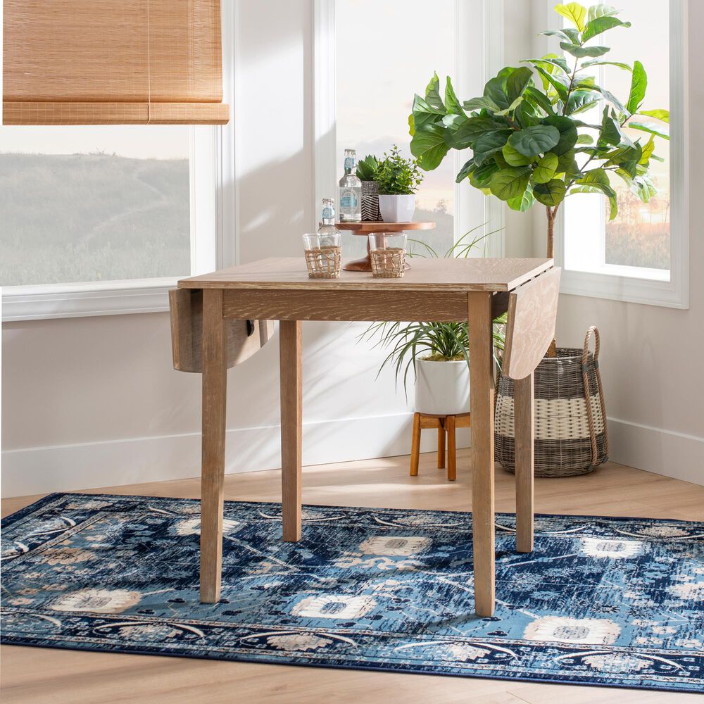 Linon Home Decor Torino Drop Leaf Dining Table in Grey Wash - Table Only, , large