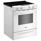 Whirlpool 30" Smart Electric Range with Air Cooking Technology in White, , large