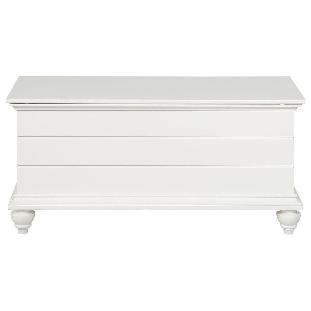 Linon Home Decor Whitehurst Cedar Chest in White, , large