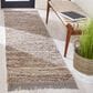 Safavieh Natura NAT327T 2"3" x 8" Brown and Ivory Runner, , large