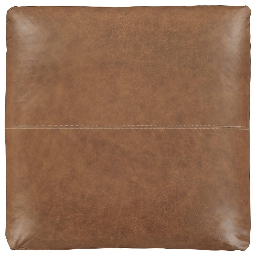 Ashley Emilia 4-Piece Stationary Reversible Sectional Sofa with Ottoman in Caramel, , large