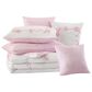 Hampton Park Tiffany 6-Piece Full/Queen Comforter Set in Pink and White, , large
