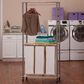 Household Essentials Modern Laundry Center with Wheels in Light Ash, , large
